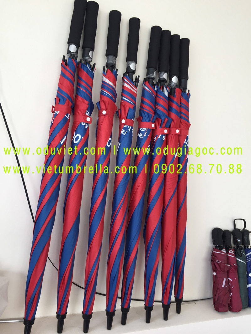 xưởng sản xuất ô dù cầm tay in logo quảng cáo